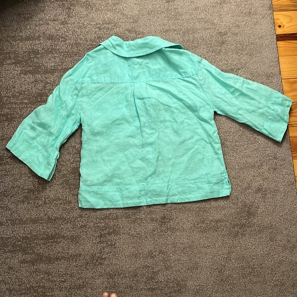Maeve by Anthropologie Linen 3/4 Sleeve Jacket Size XX-Small - Picture 7 of 7